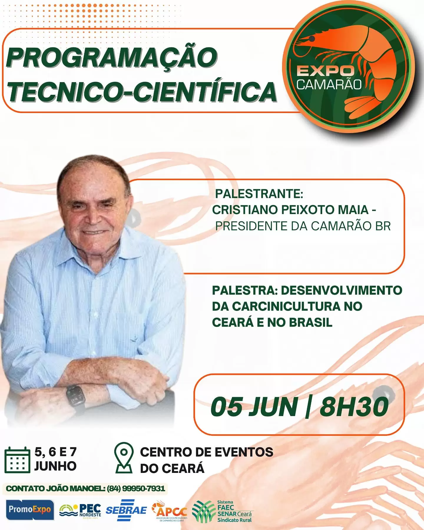 Programação Técnico Cientifica ExpoCamarção 2025