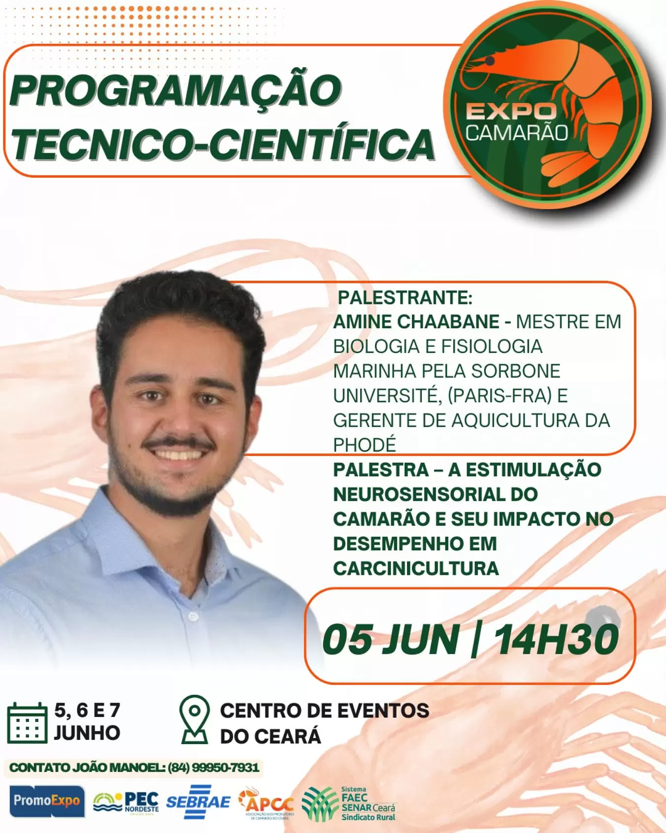 Programação Técnico Cientifica ExpoCamarção 2025