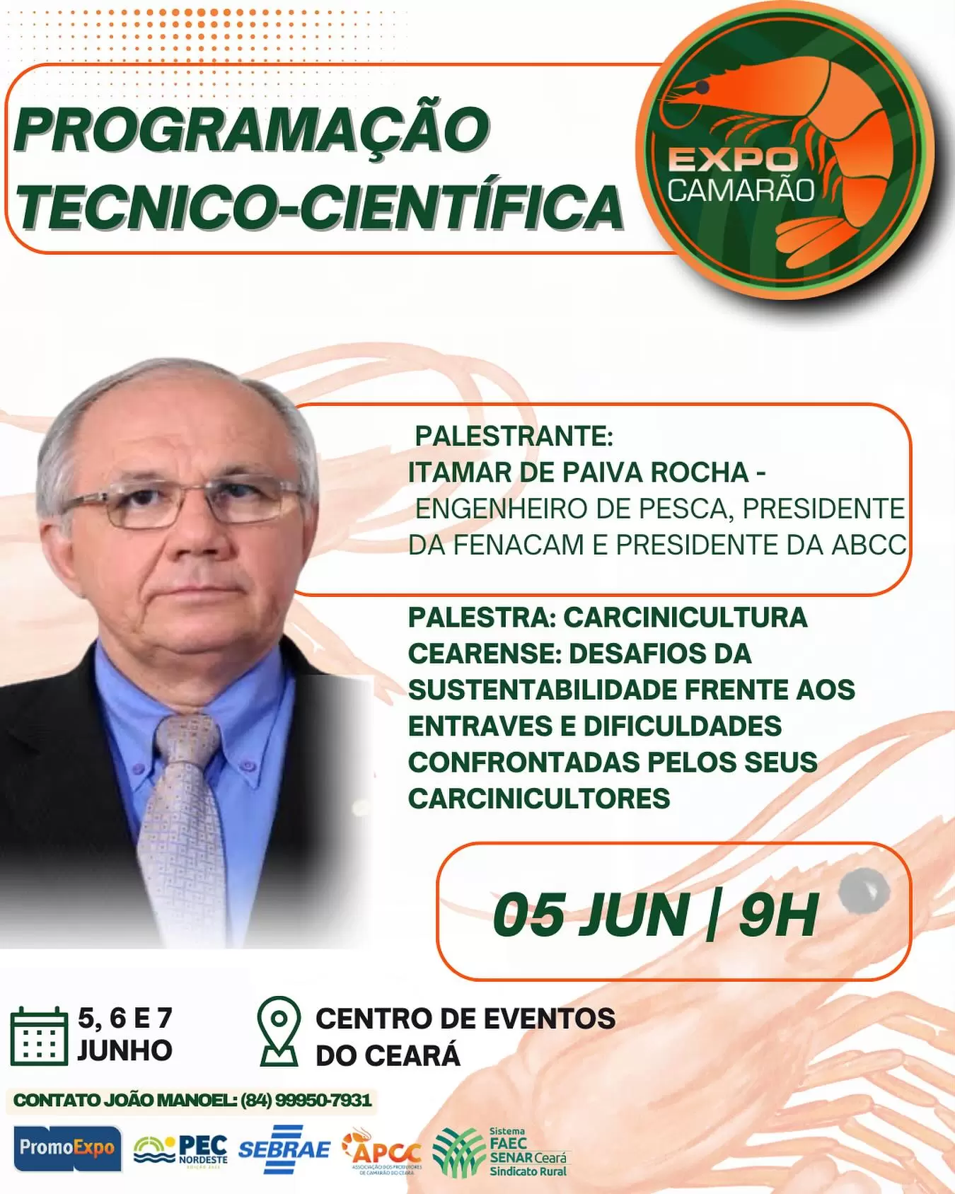 Programação Técnico Cientifica ExpoCamarção 2025