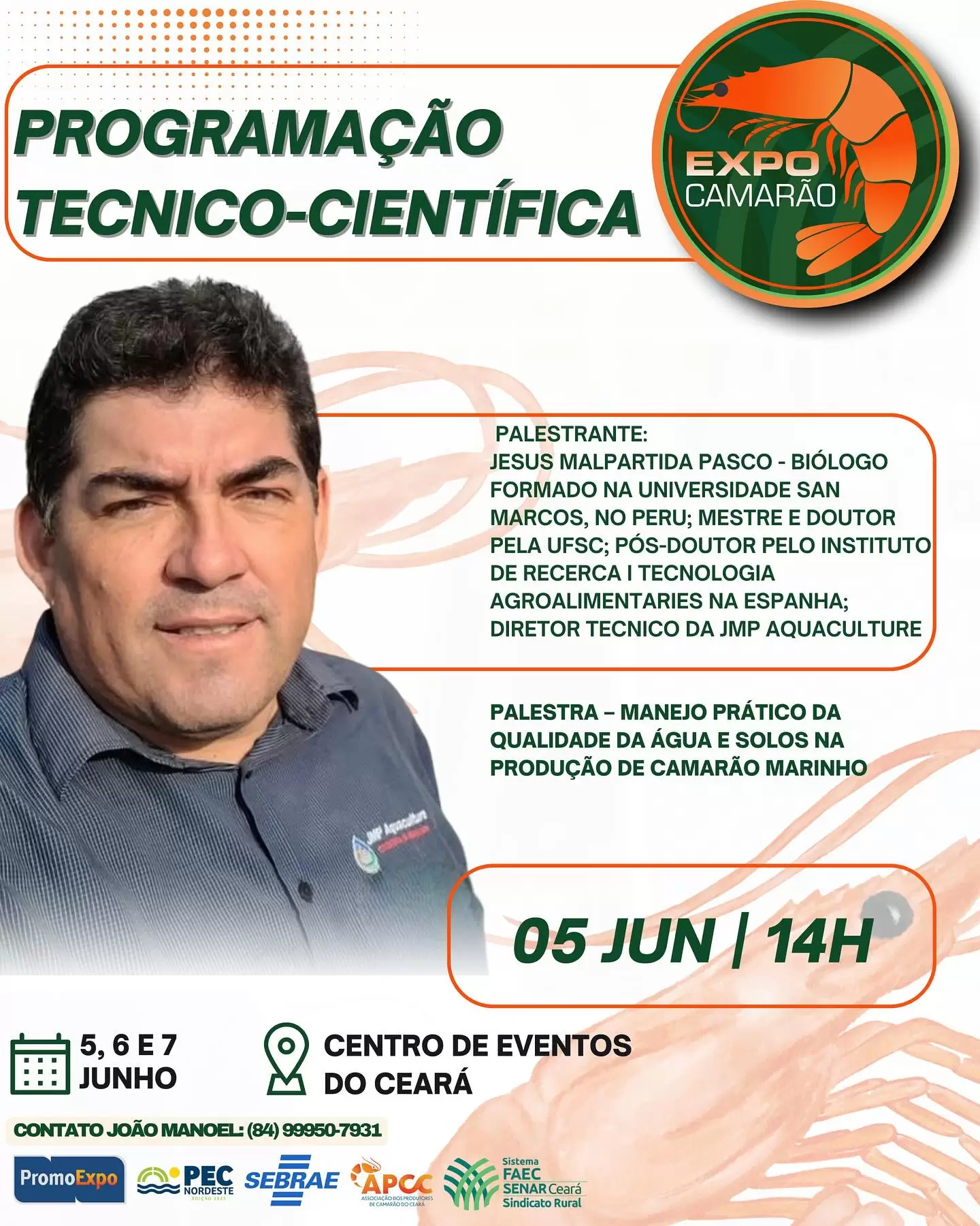 Programação Técnico Cientifica ExpoCamarção 2025